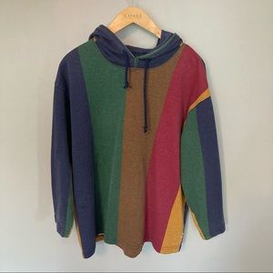 Vintage colorful hoodie